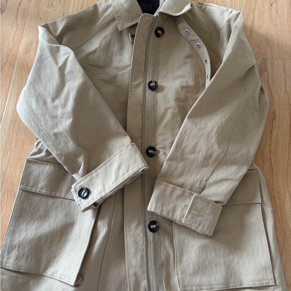 Zara Jackets & Blazers - Zara Beige Trench Coat